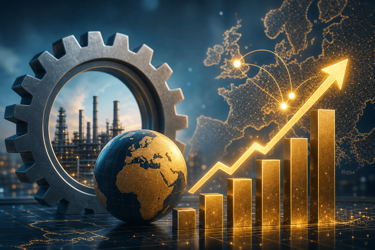 Greece industrial output contracts as Dutch, Slovenian and Maltese production rises