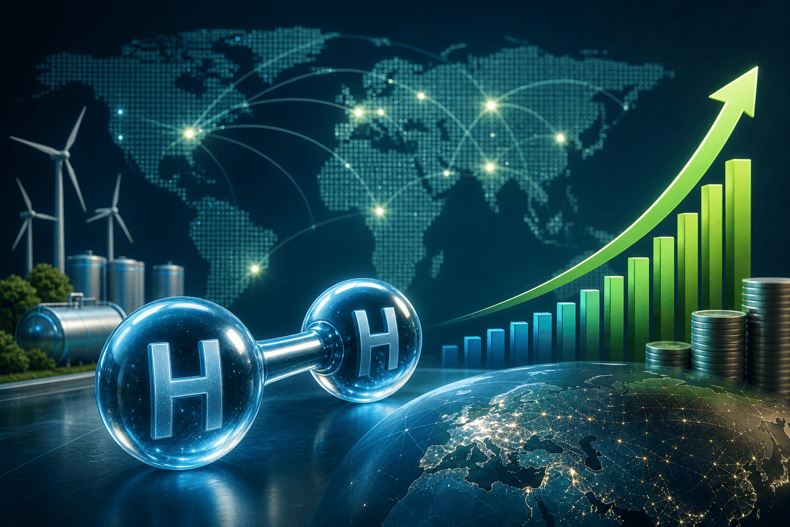 Hydrogen Council reports $130 billion committed to 6.9 MTPA clean hydrogen capacity