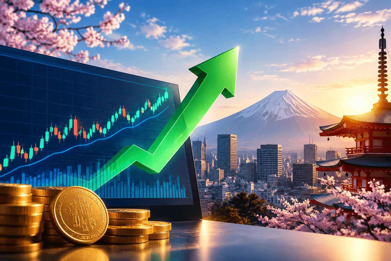 Nikkei rebounds 438.90 points to close at 63,923 after four-session slide
