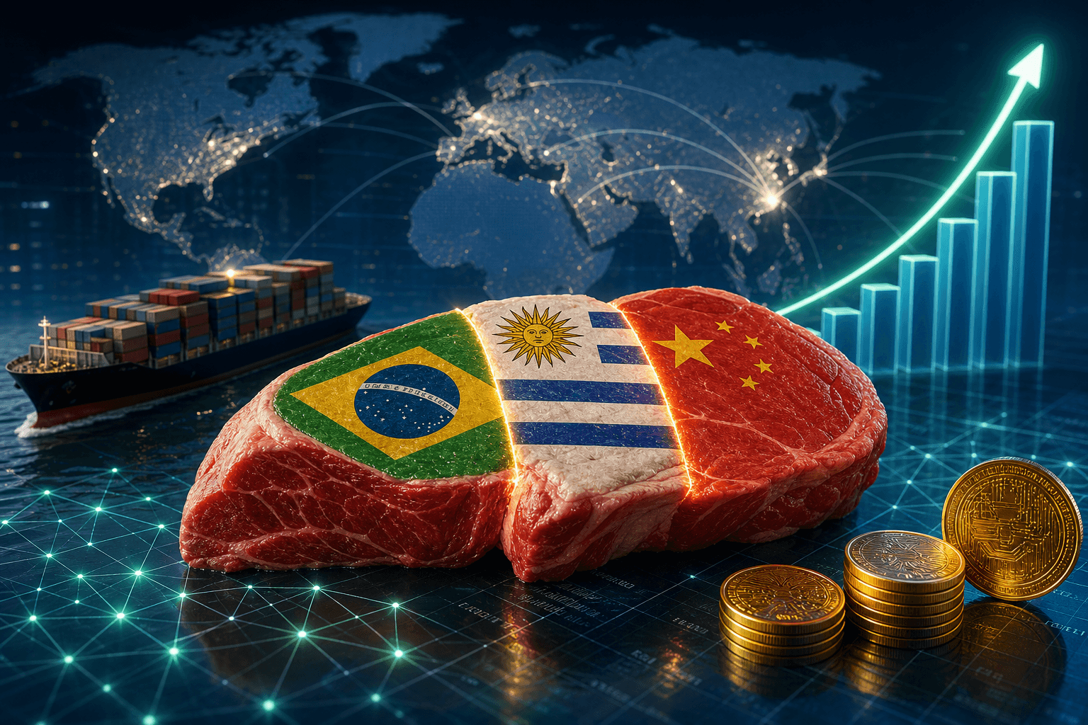 Brazil gets Uruguay approval to use beef quota surplus for China exports