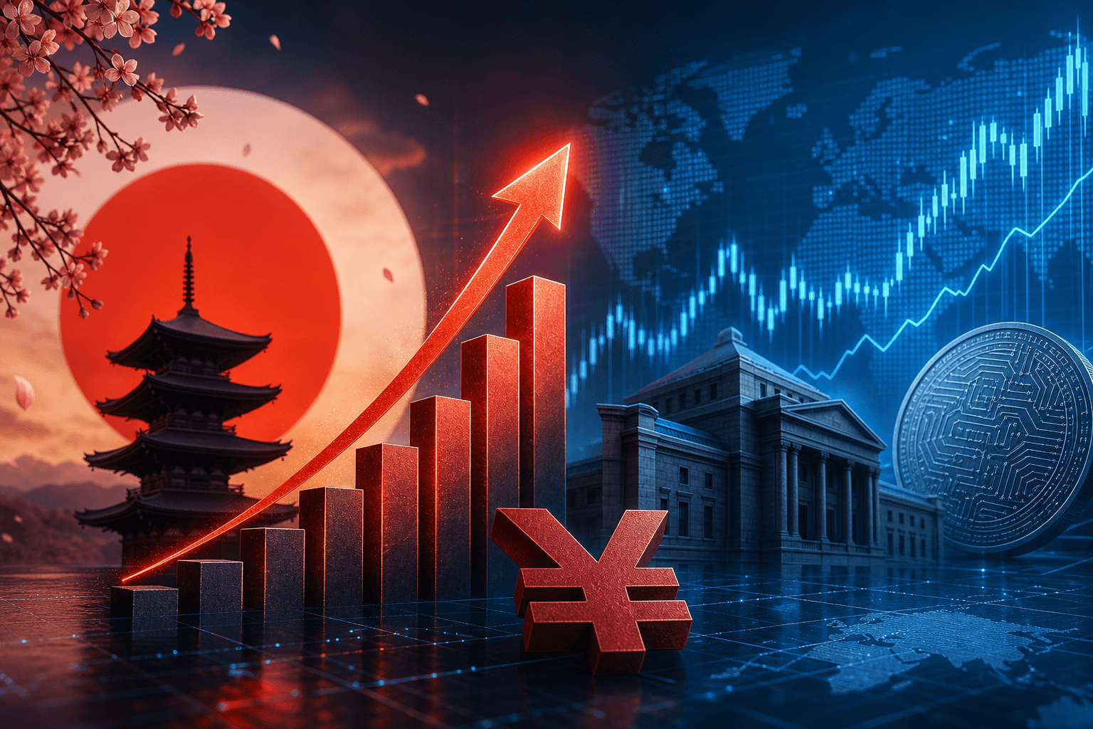 Japanese bond yields rise after U.S. Treasury gains and BOJ hike