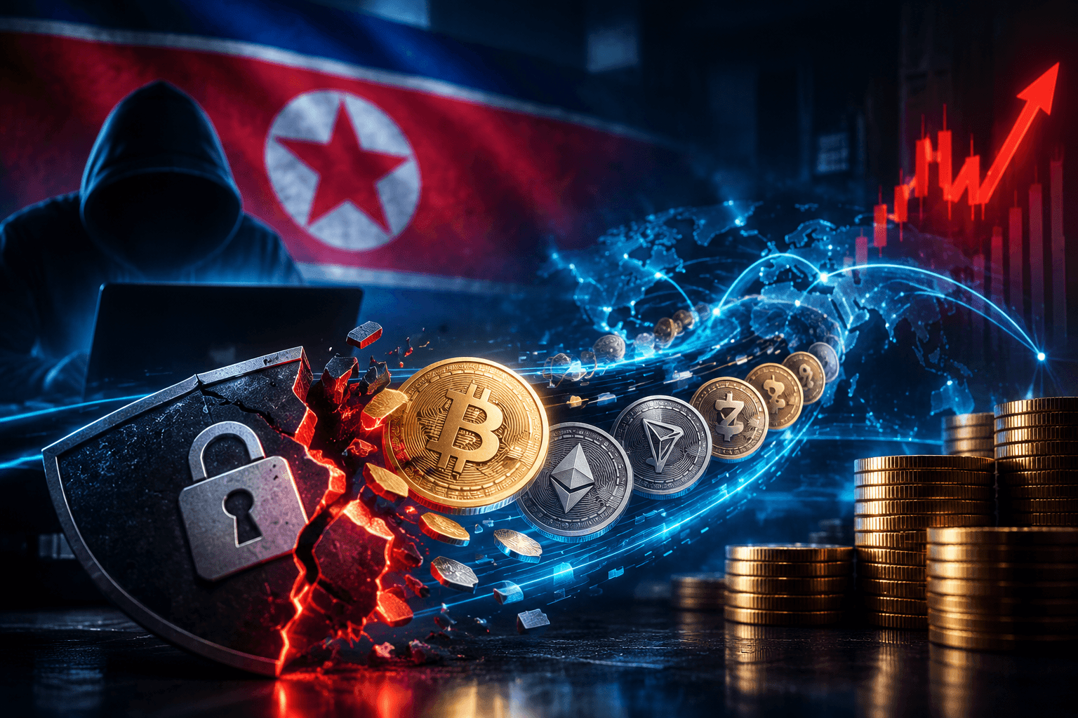 Bitget hack pushes North Korea-linked crypto theft above $1 billion in 2026