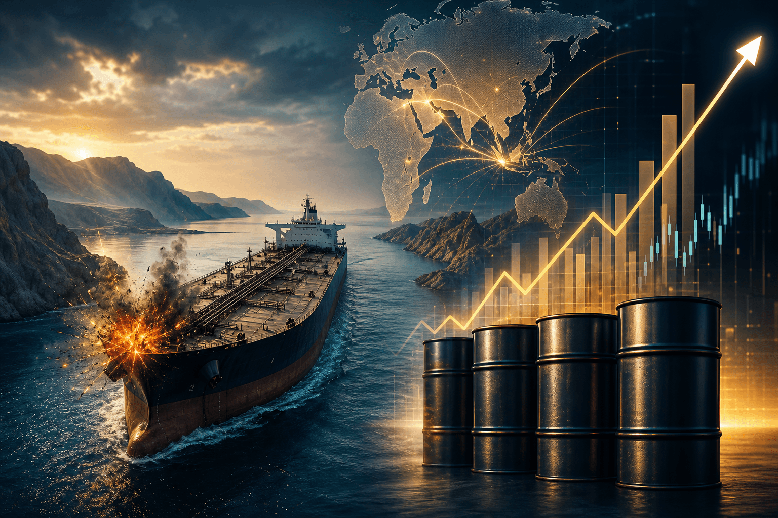 Tanker struck in Hormuz as Middle East oil-flow recovery faces new attacks