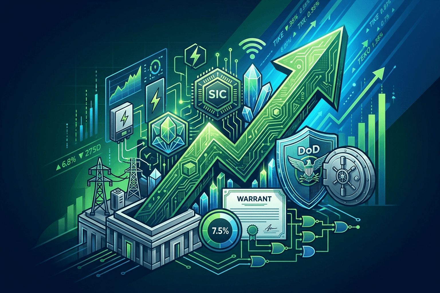 Wolfspeed Shares Surge 27% After DoD Offers Conditional $1.5 Billion Financing