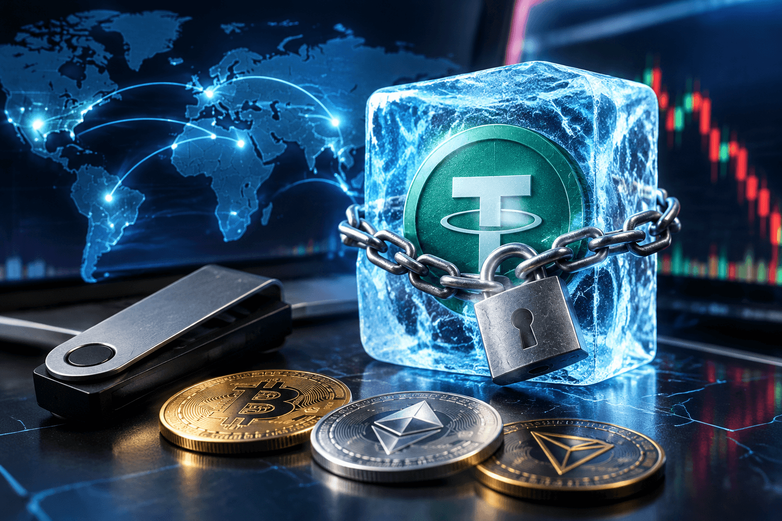 Tether freezes nearly $90 million in USDT linked to Ledger thefts