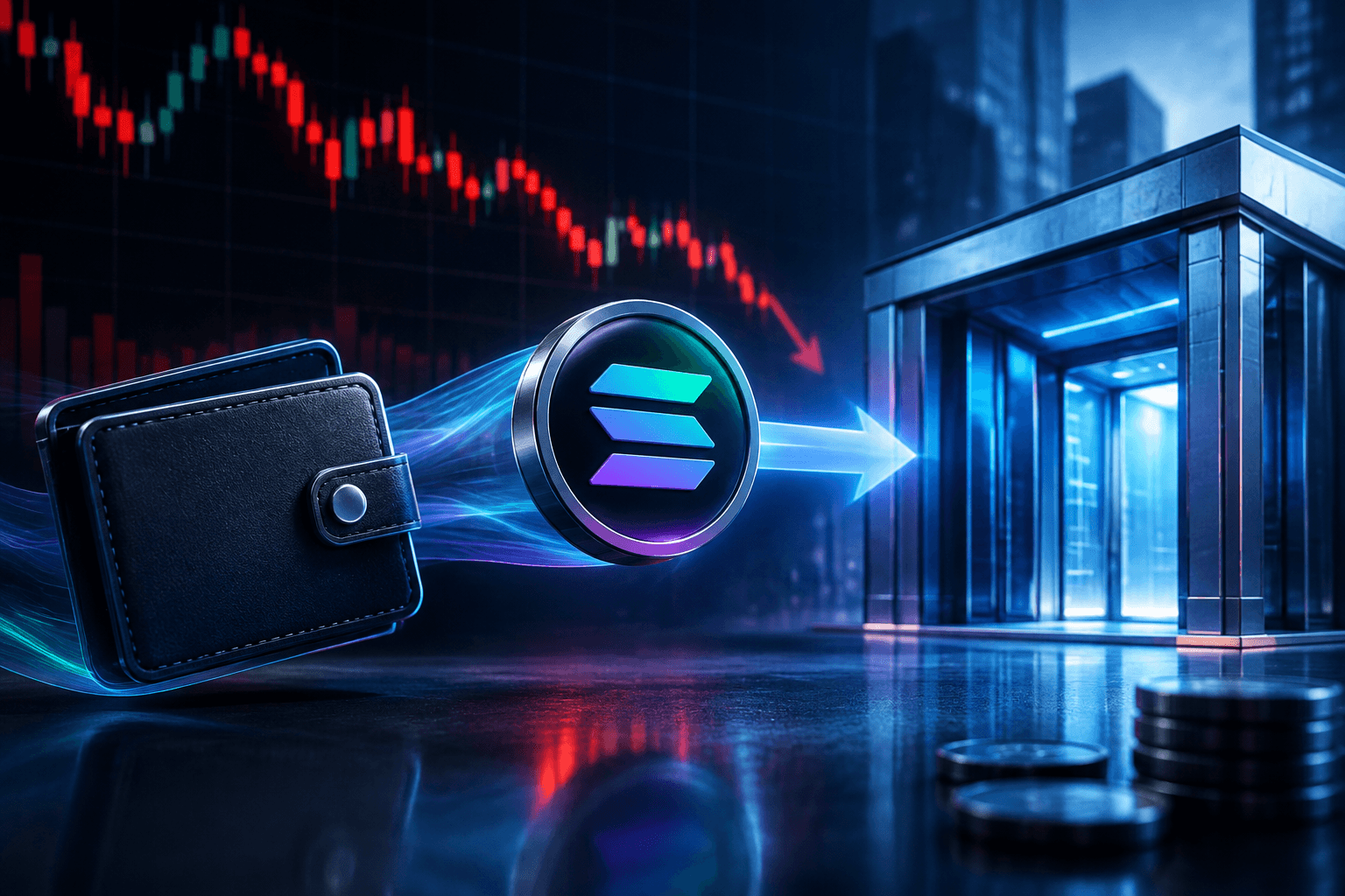 Unknown wallet transfers 470,087 SOL worth $51.66 million to Coinbase Institutional