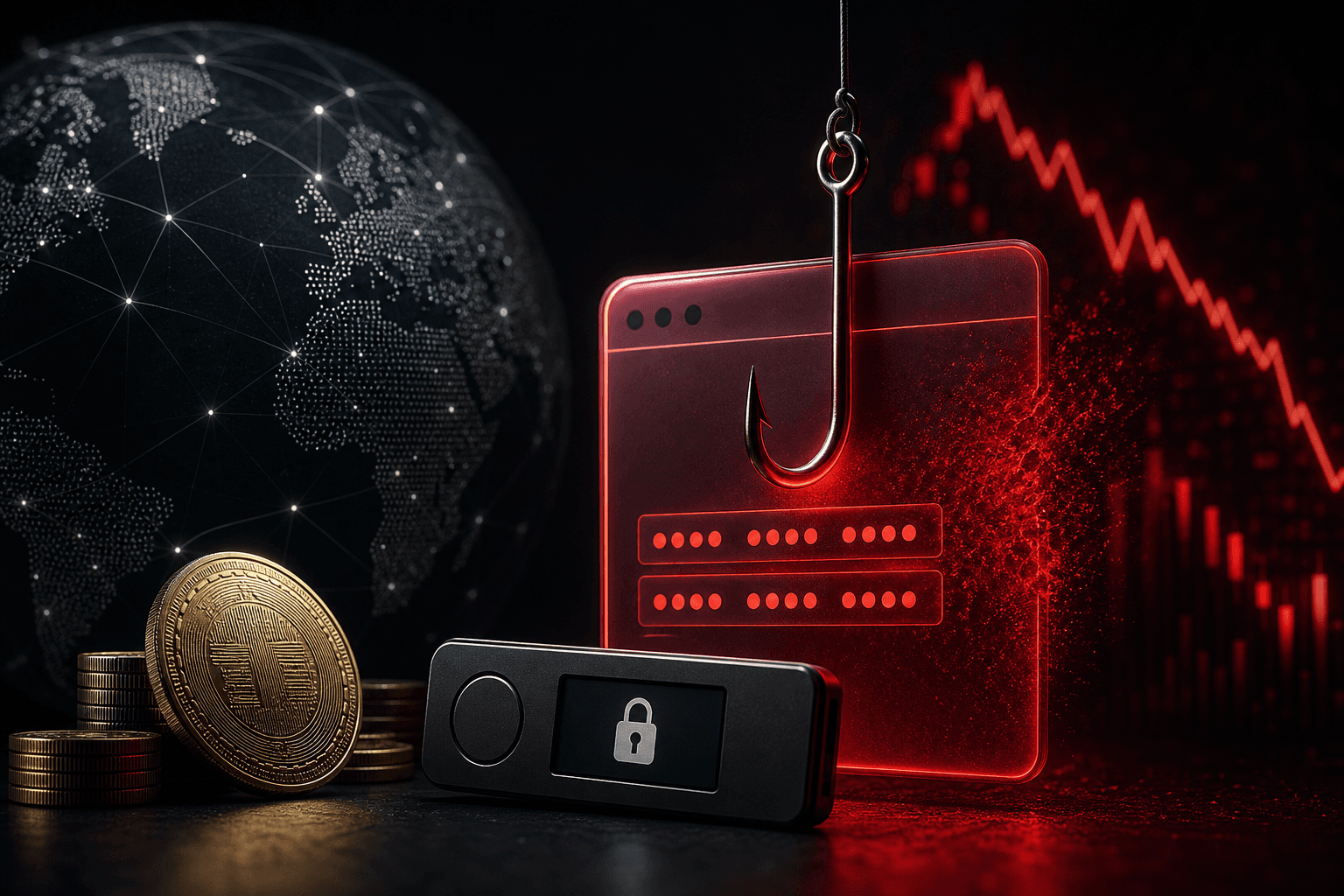 Fake Ledger site appears prominently in Google results, targeting 24-word wallet phrases
