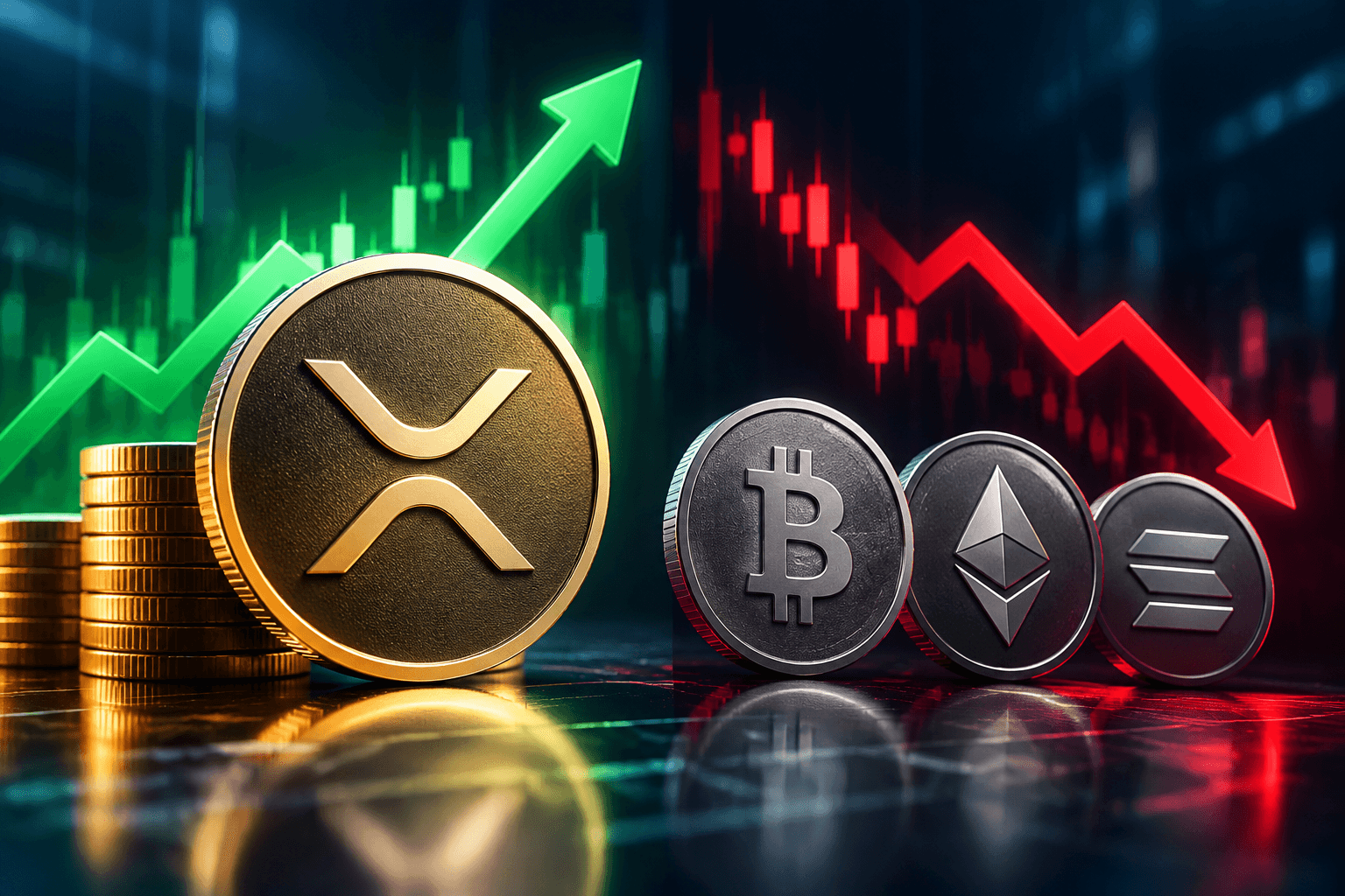 XRP ETFs extend 13-week inflow streak as major crypto funds lose $1.24 billion
