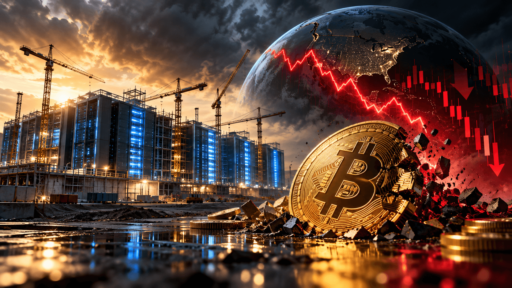 BlackRock CEO Larry Fink warns AI data center halt could trigger recession; crypto liquidations near $483 million