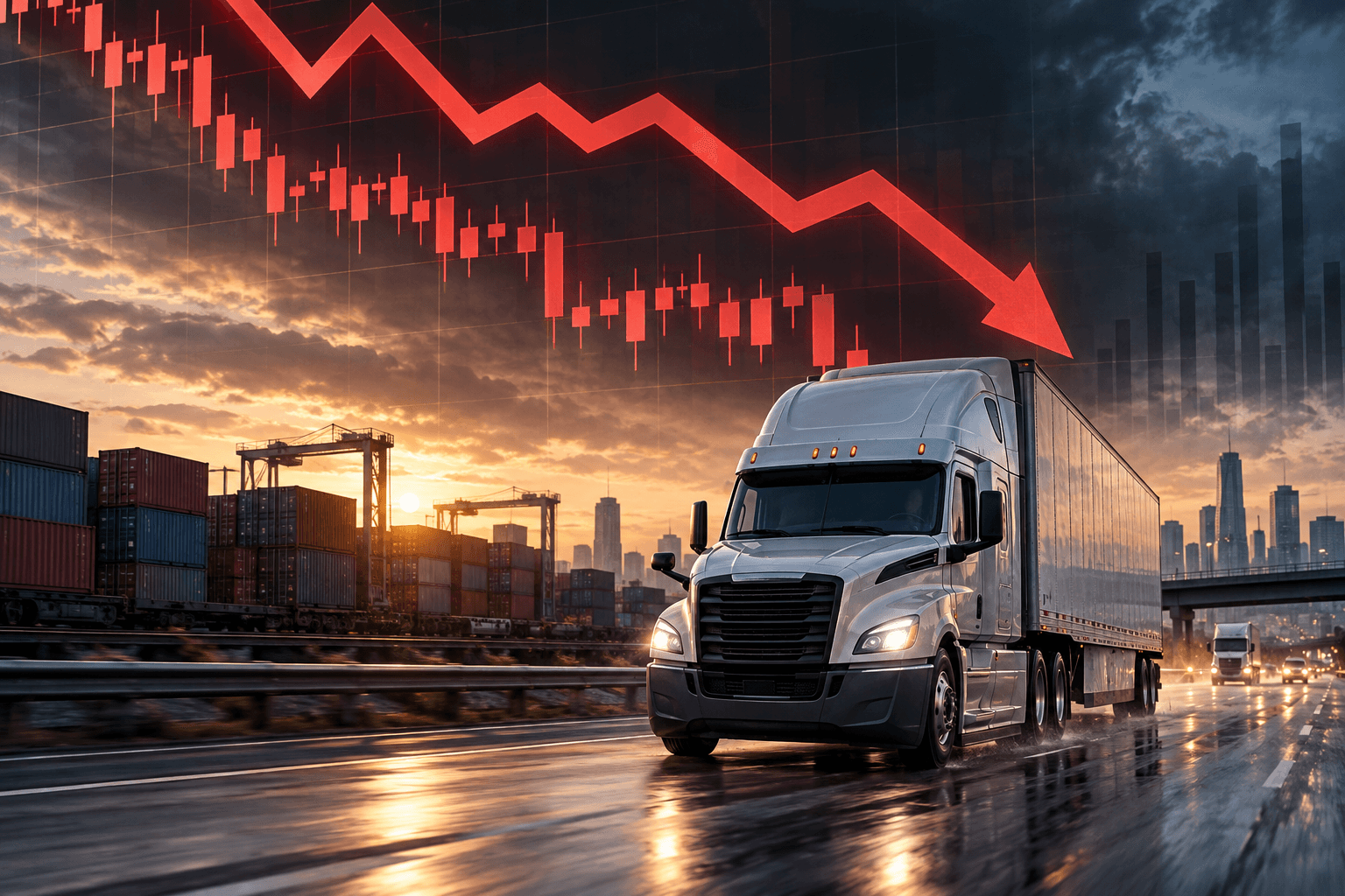 JB Hunt shares fall after third-quarter margin compression offsets revenue beat