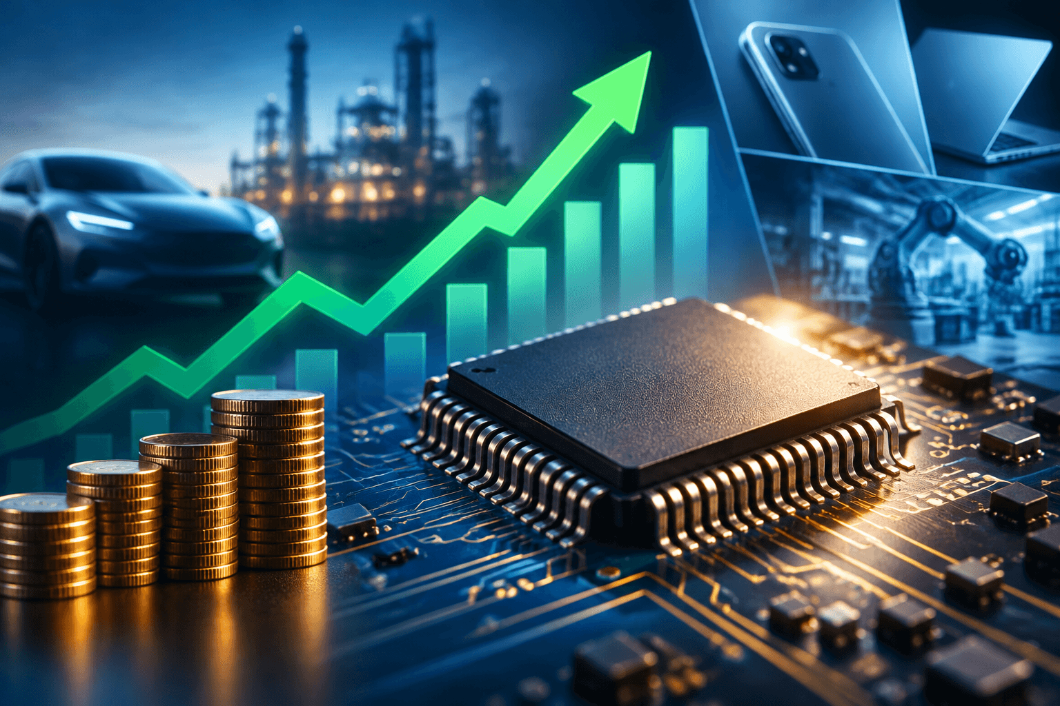 Texas Instruments beats quarterly estimates on robust chip demand and lifts outlook