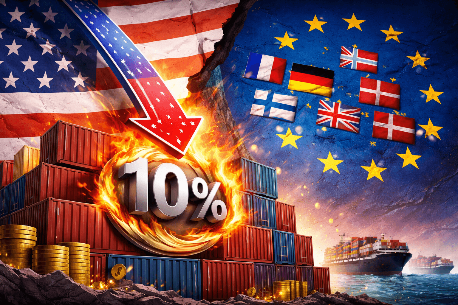 Senate Democrats Propose Legislation to Halt Trump’s Tariffs on European Nations Over Greenland Dispute