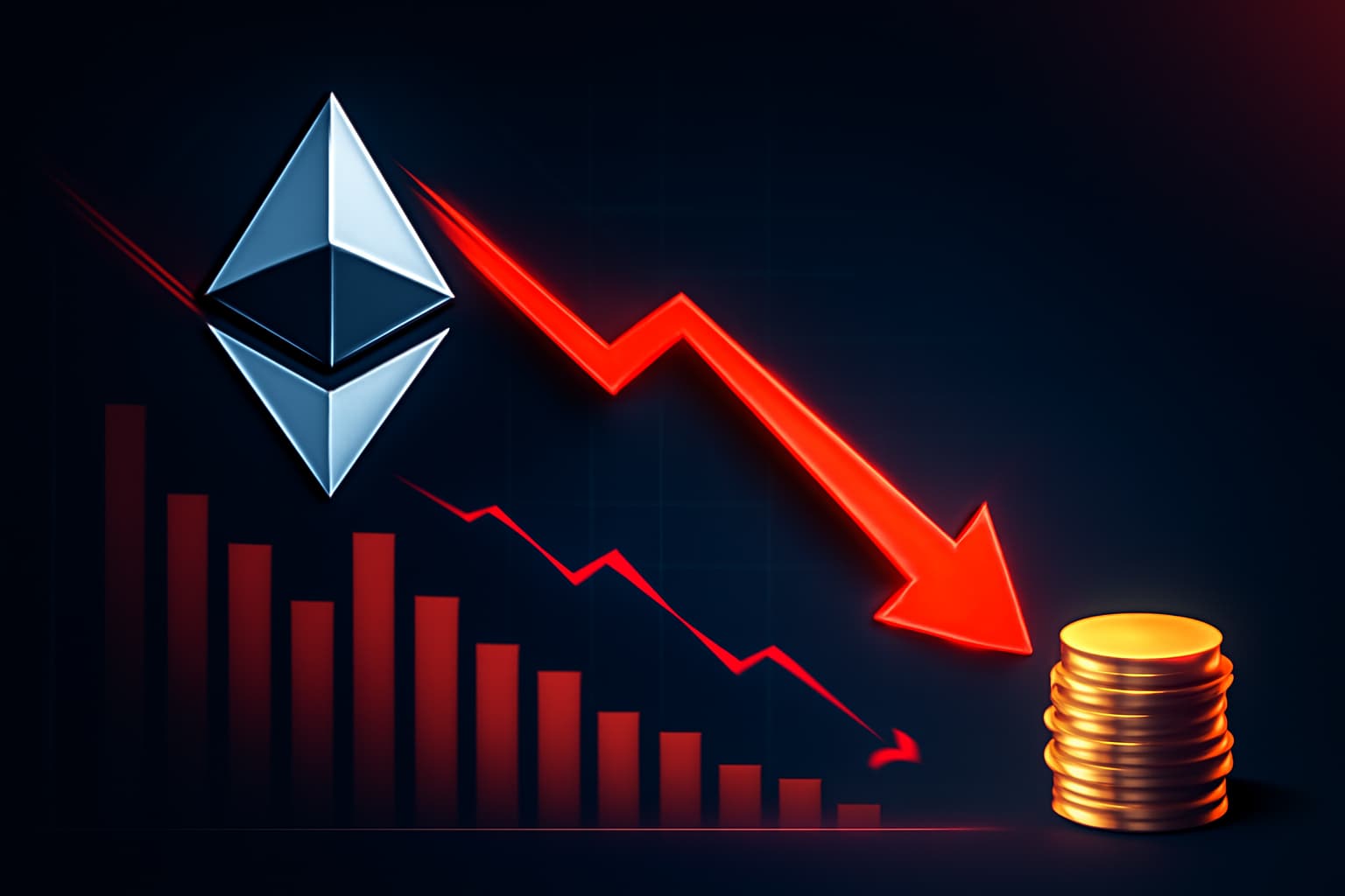 Ethereum Falls Below $3,200 in Daily Decline