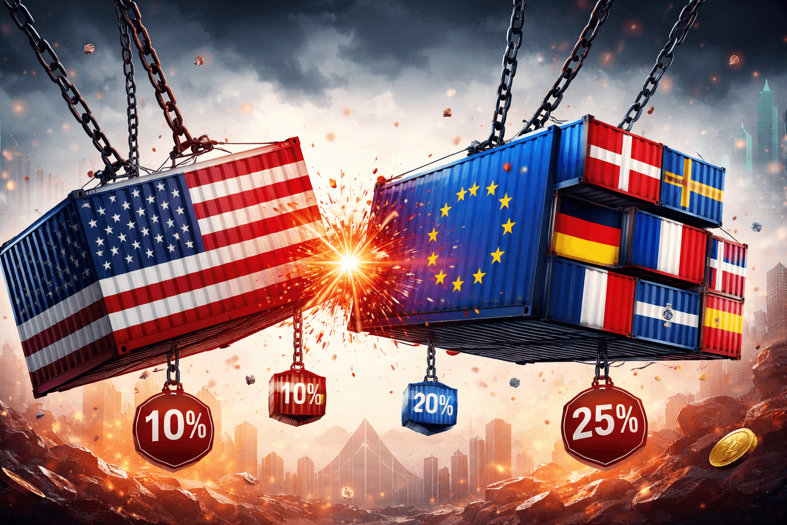 Senate Democrats Seek to Block President Trump’s Proposed 10% Tariffs on European Nations