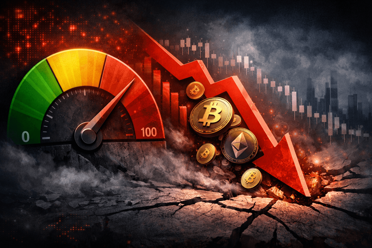 Crypto Fear and Greed Index Drops to 32 as Market Sentiment Weakens