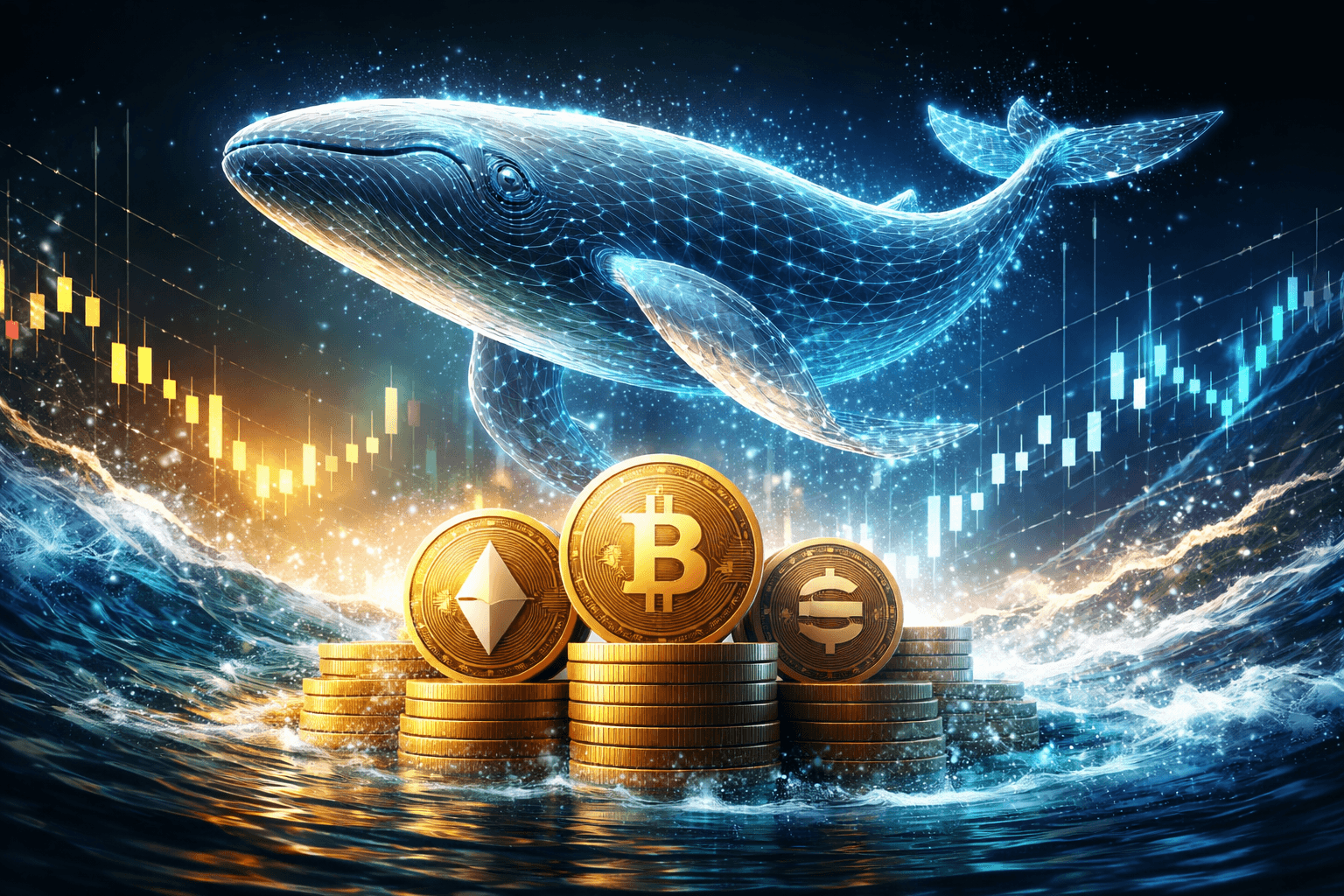 Whale Holds $910M in Crypto Long Positions Amid Profit Decline