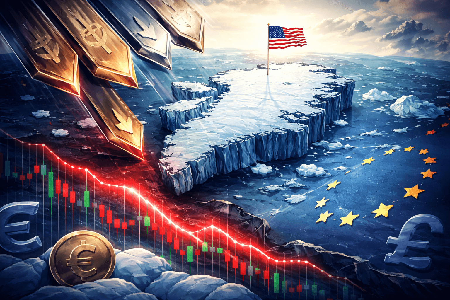 Trump Links Proposed EU and UK Tariffs to Potential Greenland Purchase