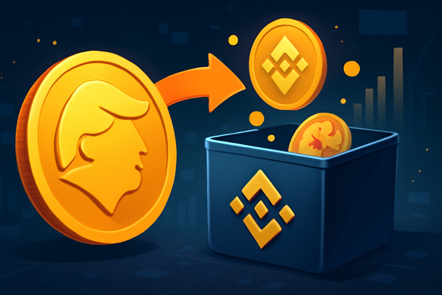 Trump Token Team Transfers $2 Million Worth of TRUMP to Binance