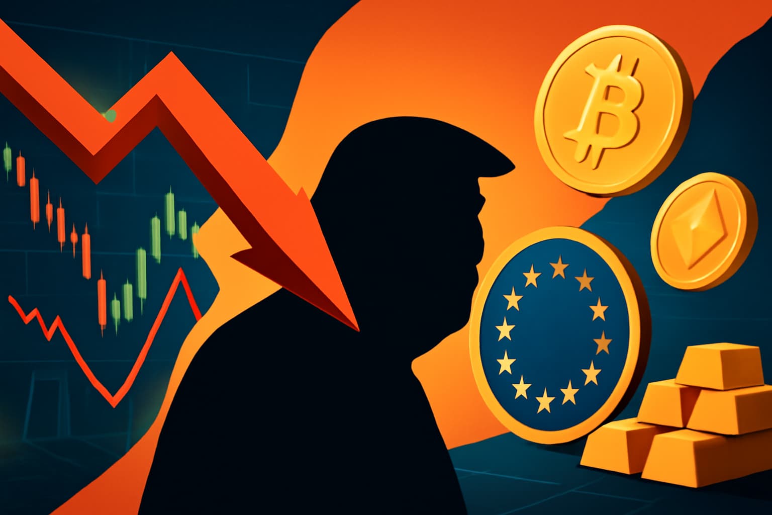 Stock Futures Fall as Markets Open After President Trump’s 10% Tariffs on 8 EU (European Union) Countries