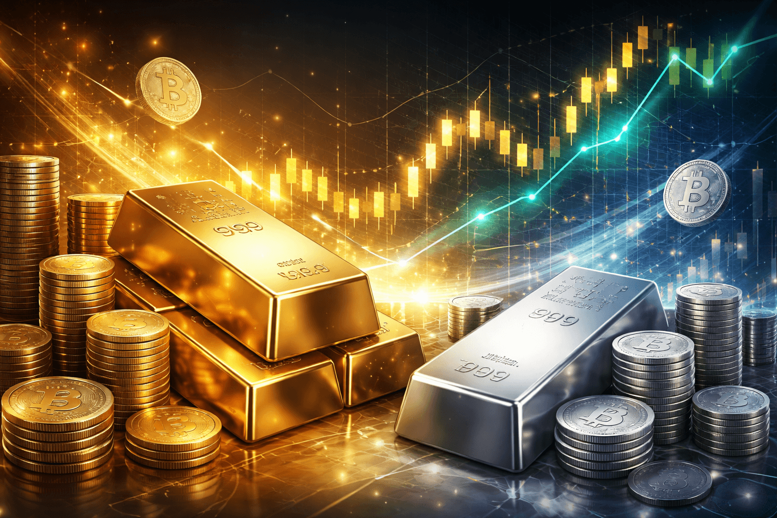 Bitget (cryptocurrency exchange) Data Shows Record Highs: Silver $94.6/oz, Gold $4,717.58/oz