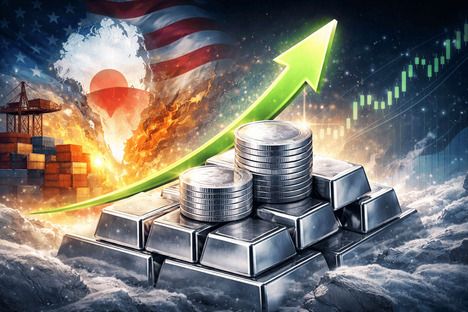 Silver Hits Record High Amid Trump’s Greenland Tariff Threats