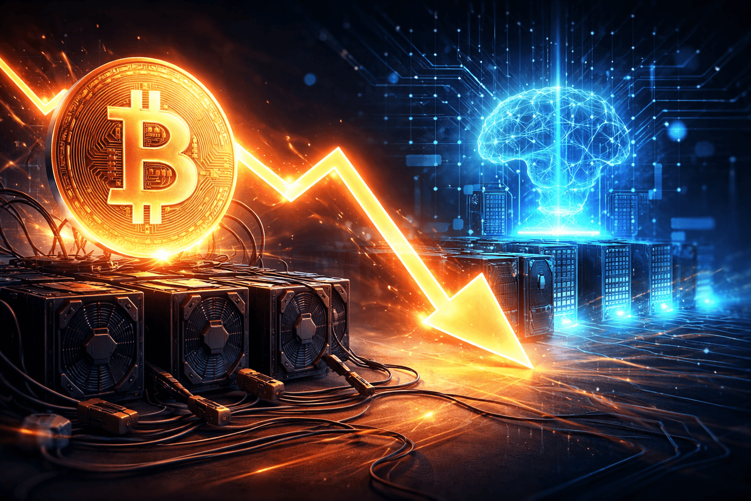 Bitcoin Hashrate Falls Below 1,000 EH/s Amid Miner Shift to AI
