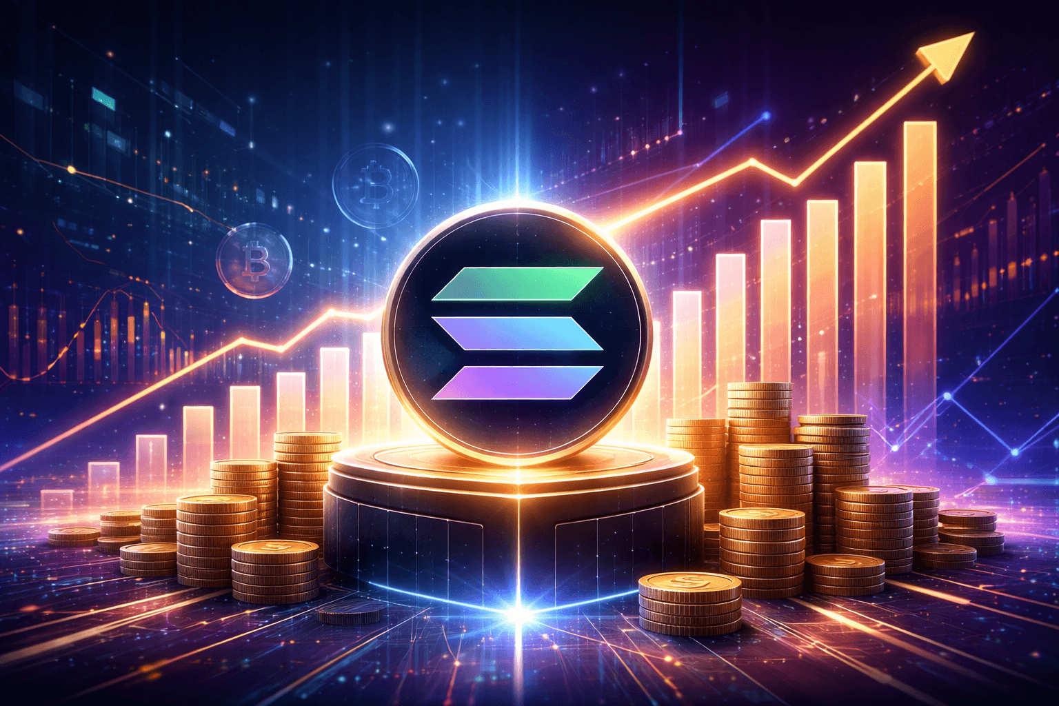 Solana Leads Blockchain Network Revenue for Second Straight Week