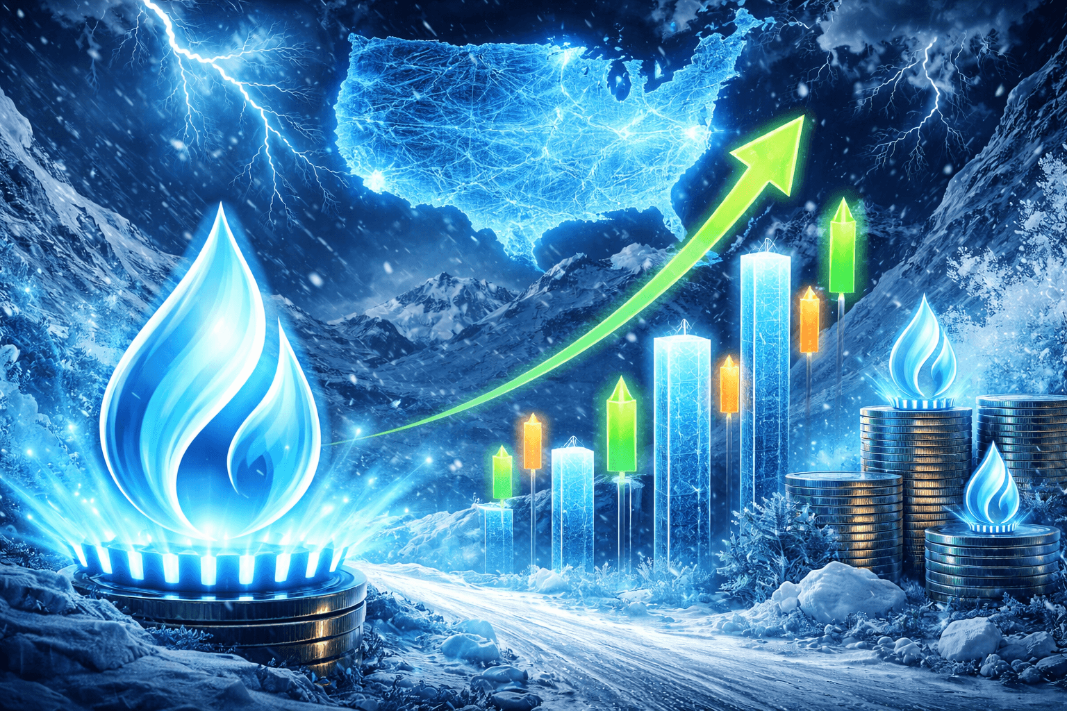 Natural Gas Futures Jump 20% on Arctic Blast Forecast