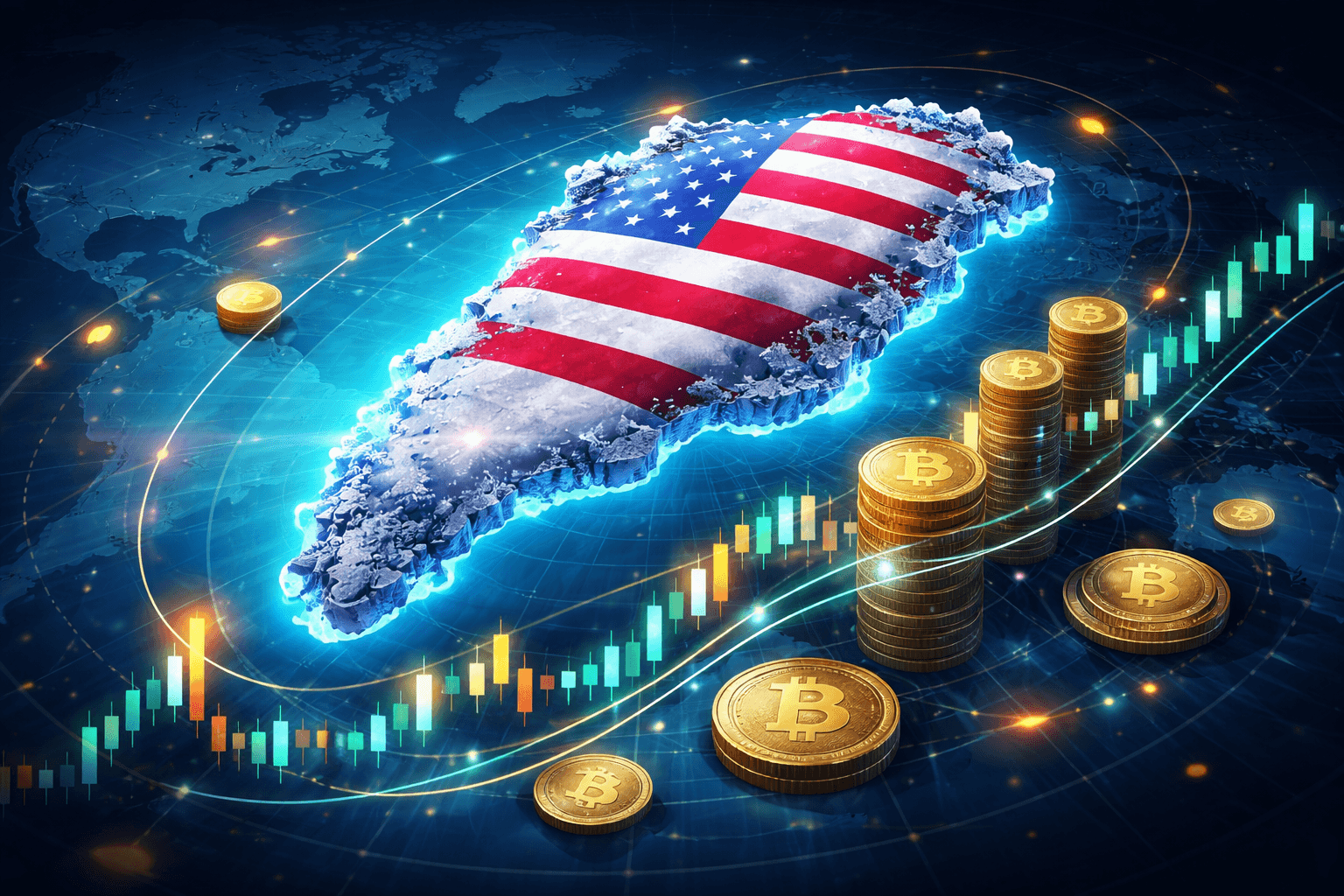 Polymarket Bets Show Record Odds of U.S. Acquiring Greenland in 2025