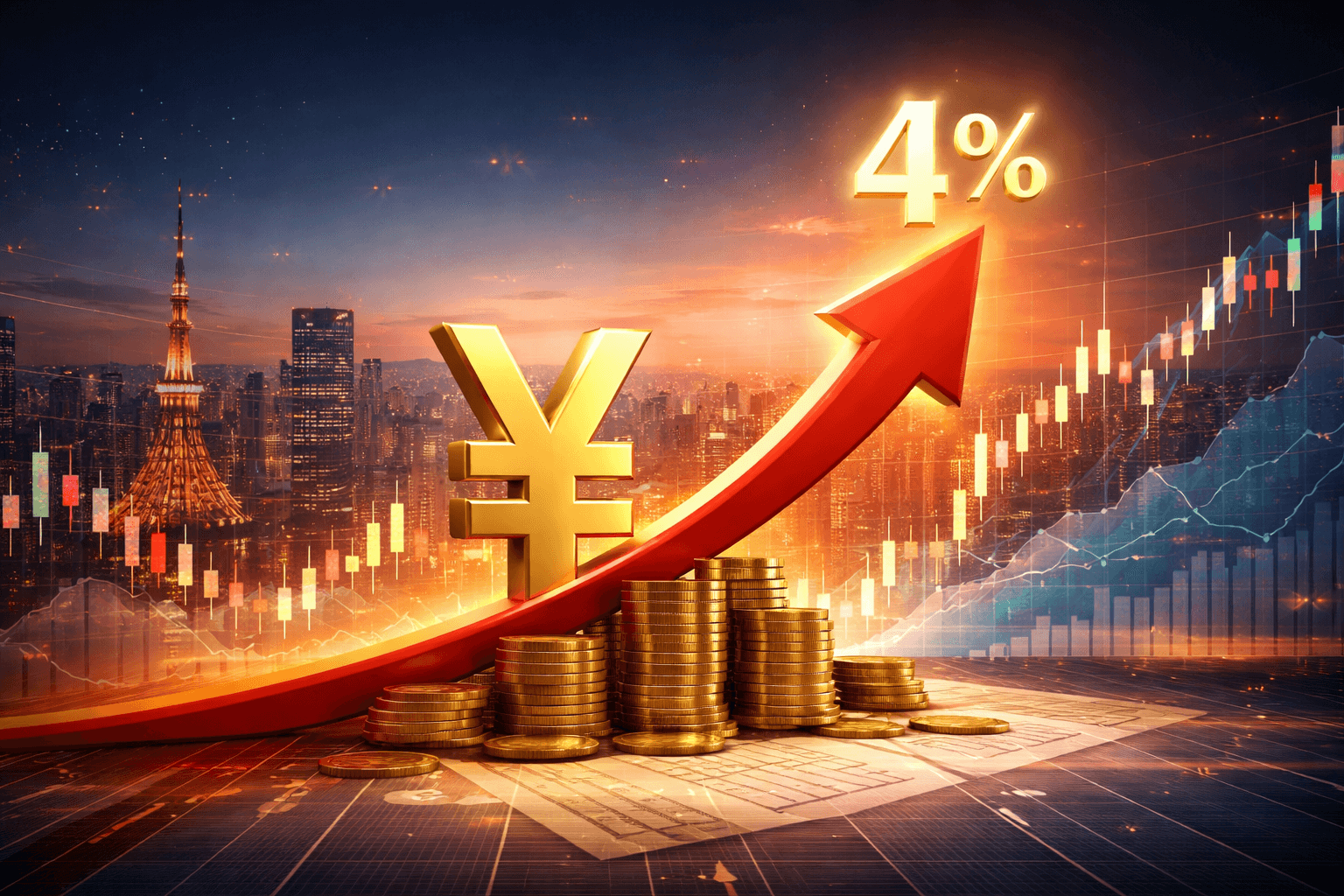 Japan’s 40-Year Bond Yield Hits 4%, Highest Since 2007