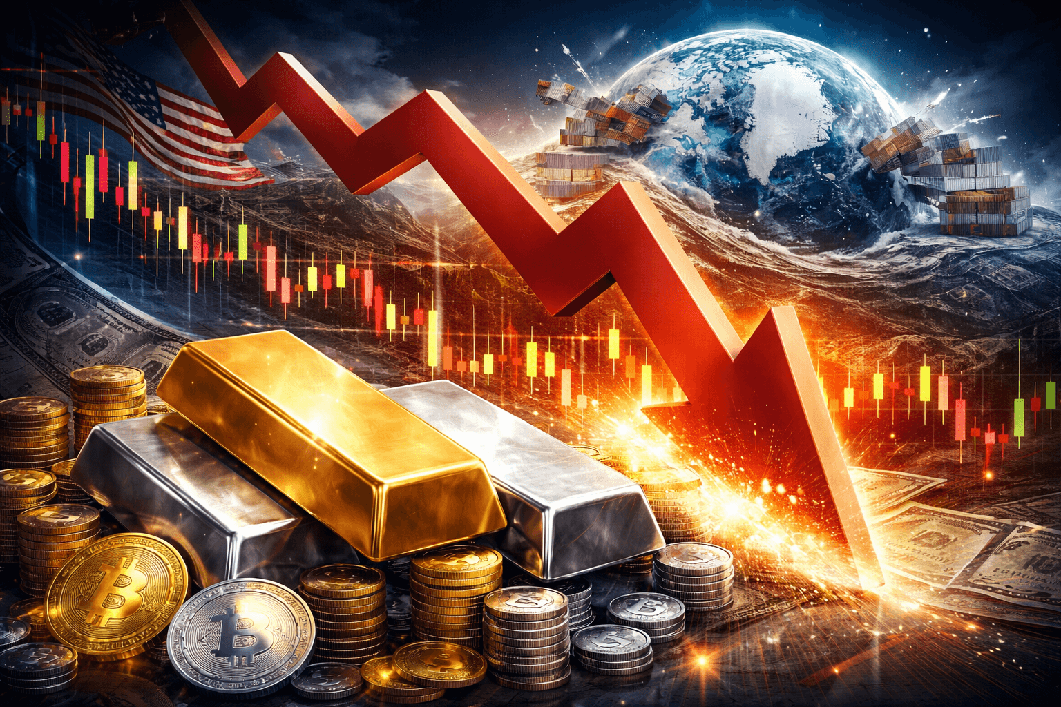 US Markets Recover as Trump Halts Greenland Tariffs, Bitcoin and Stocks Rally