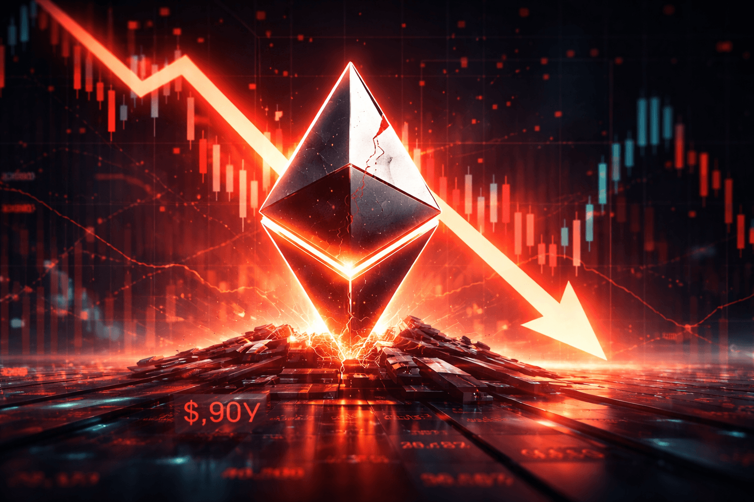 Ethereum Drops Below $2,900 Amid Market Volatility