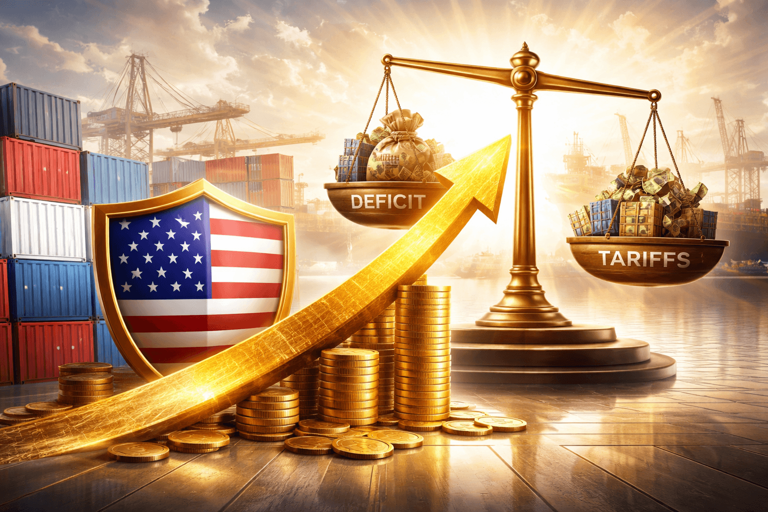 President Trump Predicts U.S. Trade Deficit Elimination via Tariffs