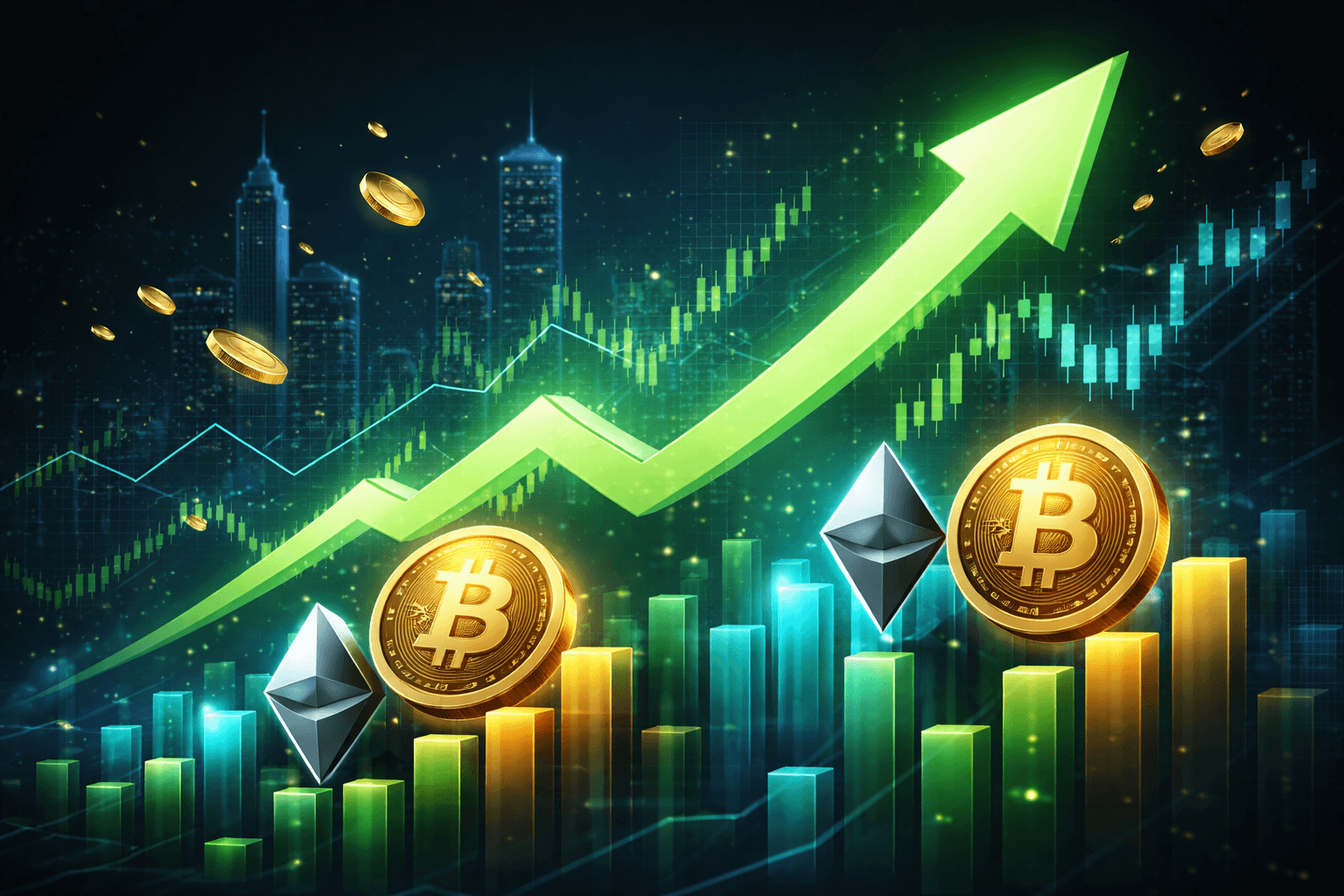 US Stocks and Crypto-Linked Stocks Close Higher on January 22