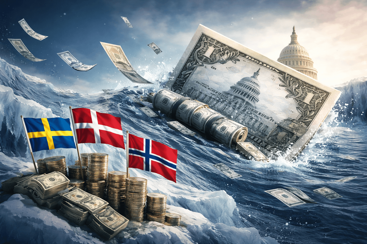 Nordic Pension Funds Divest Billions in U.S. Treasuries Citing Policy Risks