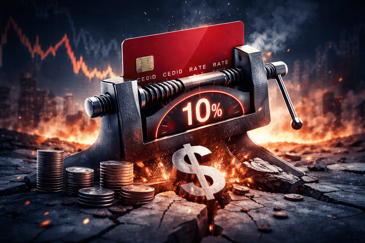 JPMorgan CEO Warns 10% Credit Card Rate Cap Could Trigger Economic Disaster