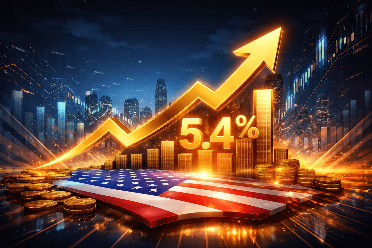 President Trump Claims 5.4% U.S. Economic Growth by Q4 2025 at Davos