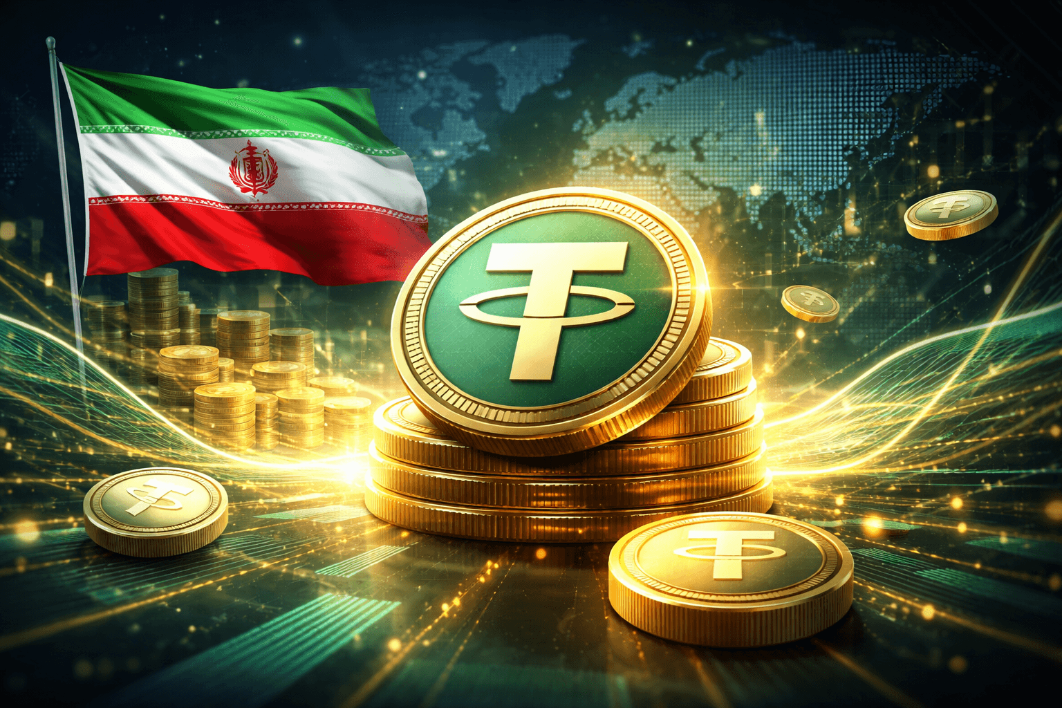 Iran Acquires Over $500 Million in USDT Amid Currency Support Efforts