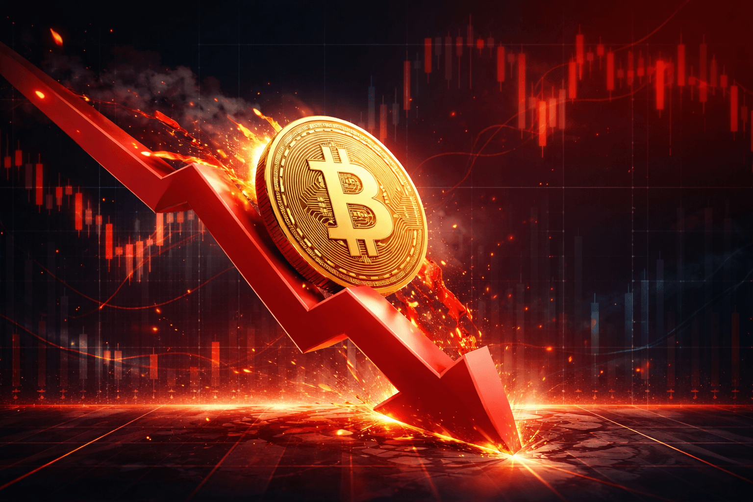 Bitcoin Falls to $87,500, Wiping Out 2026 Gains