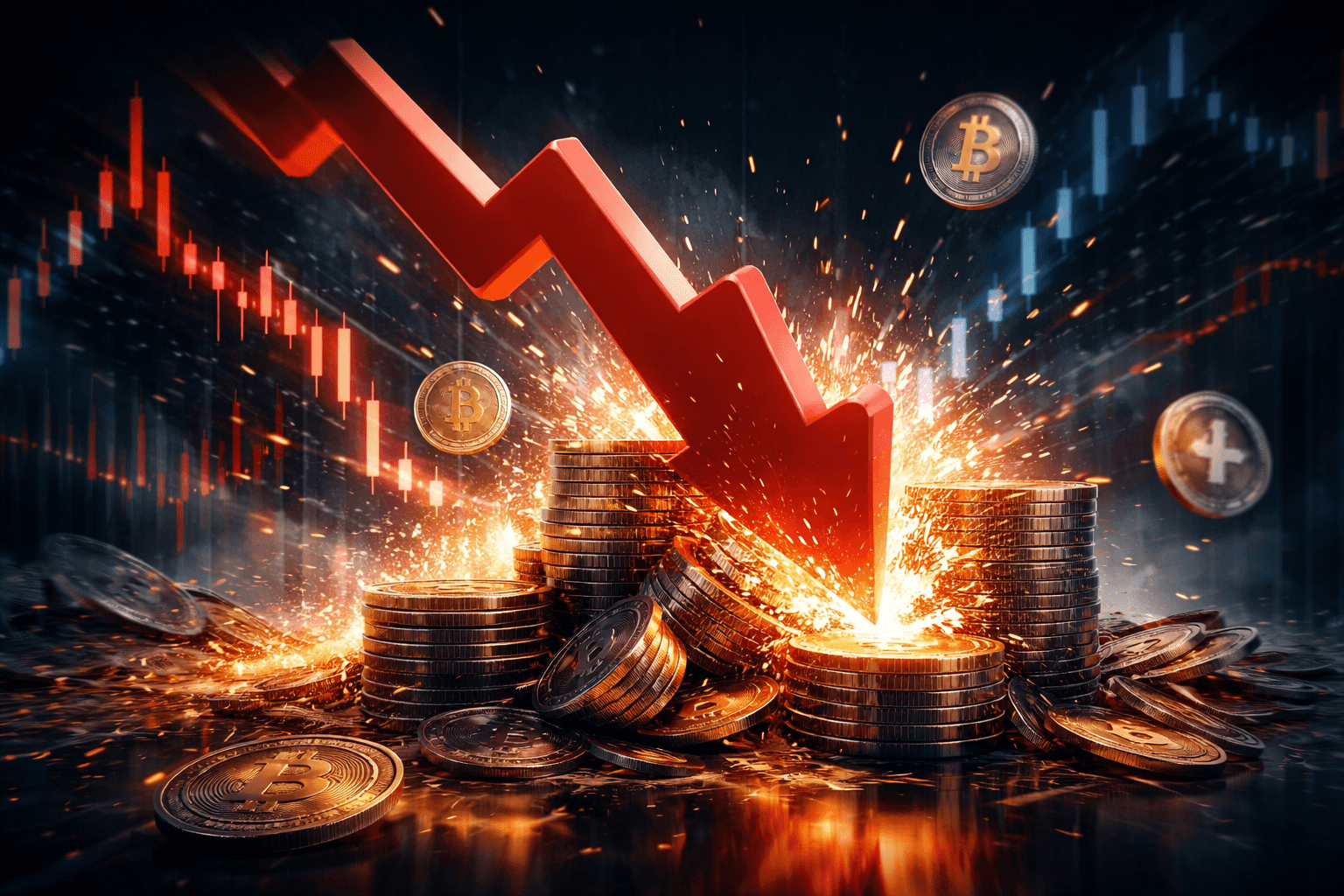 仮想通貨ショートポジション$332M、再開前に$110Mが清算