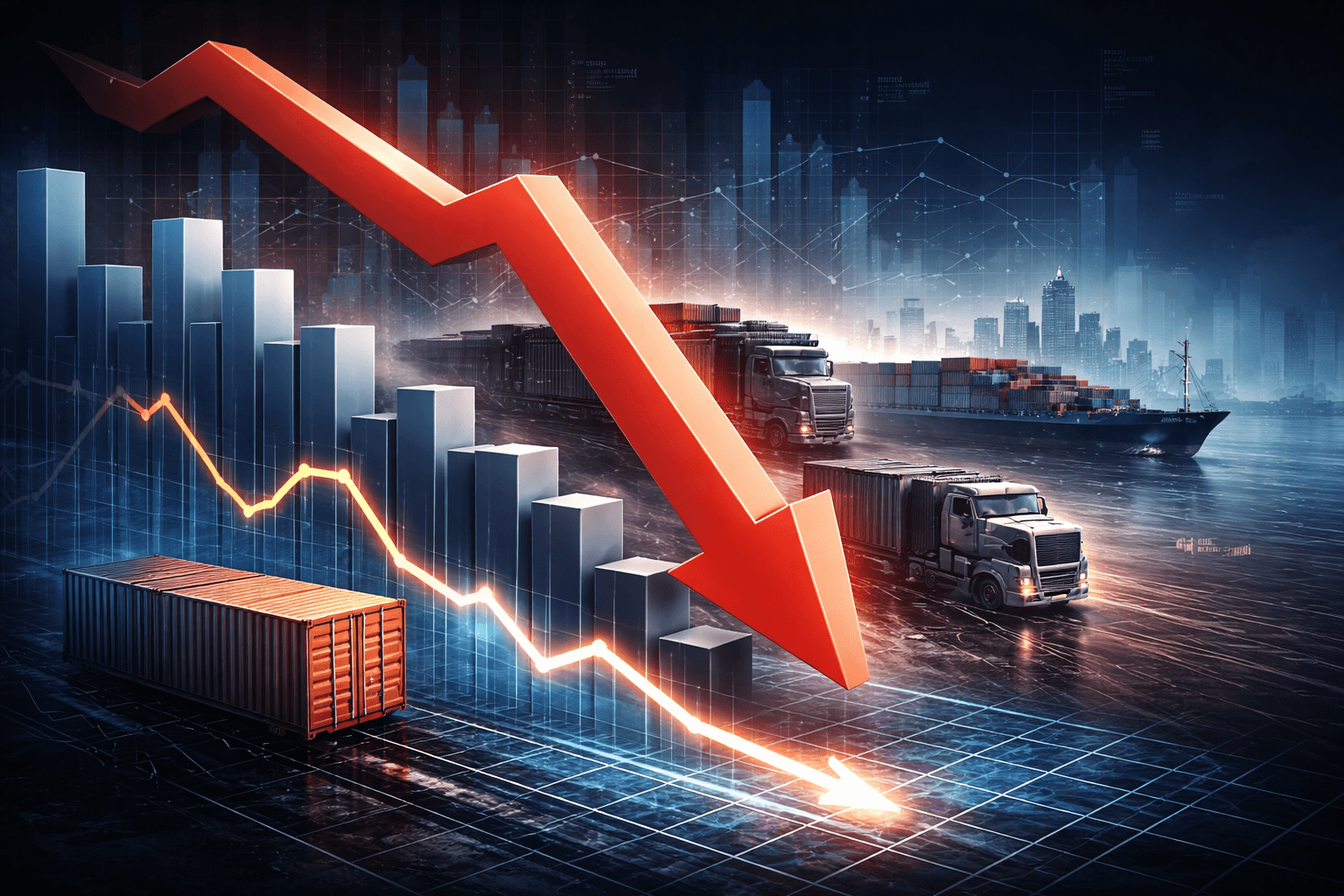 Cass Freight Index Falls 7.5% Year-over-Year in December, Approaching 2020 Lows
