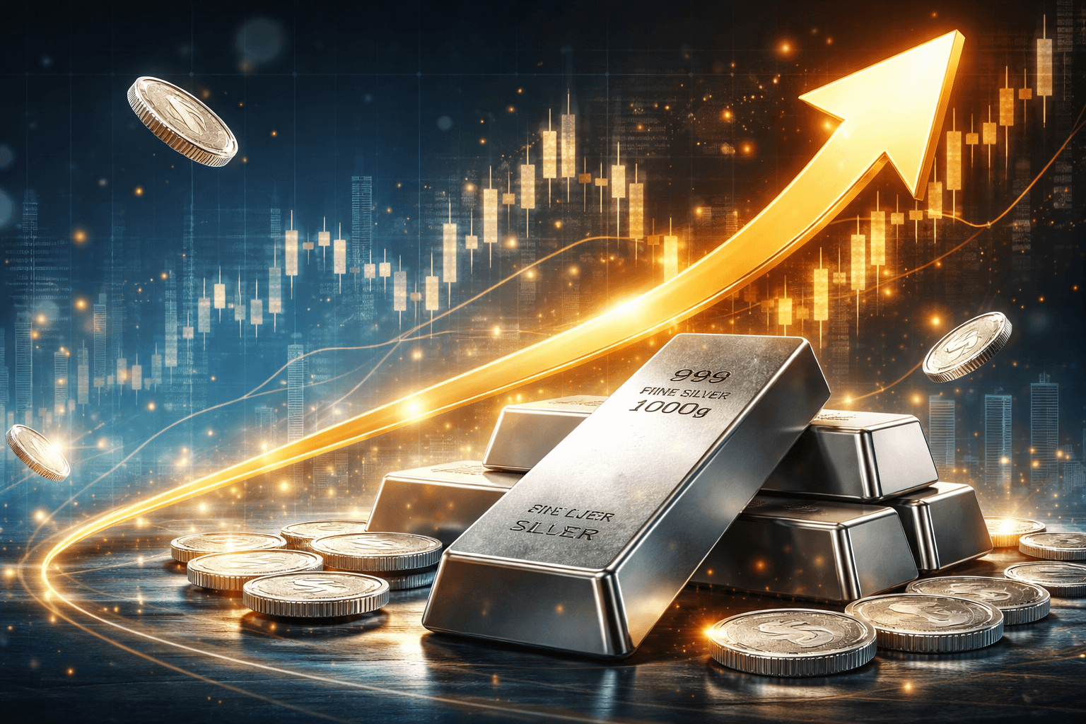 Silver Surges Past $100 as Gold Nears $5,000 Amid Safe-Haven and Industrial Demand