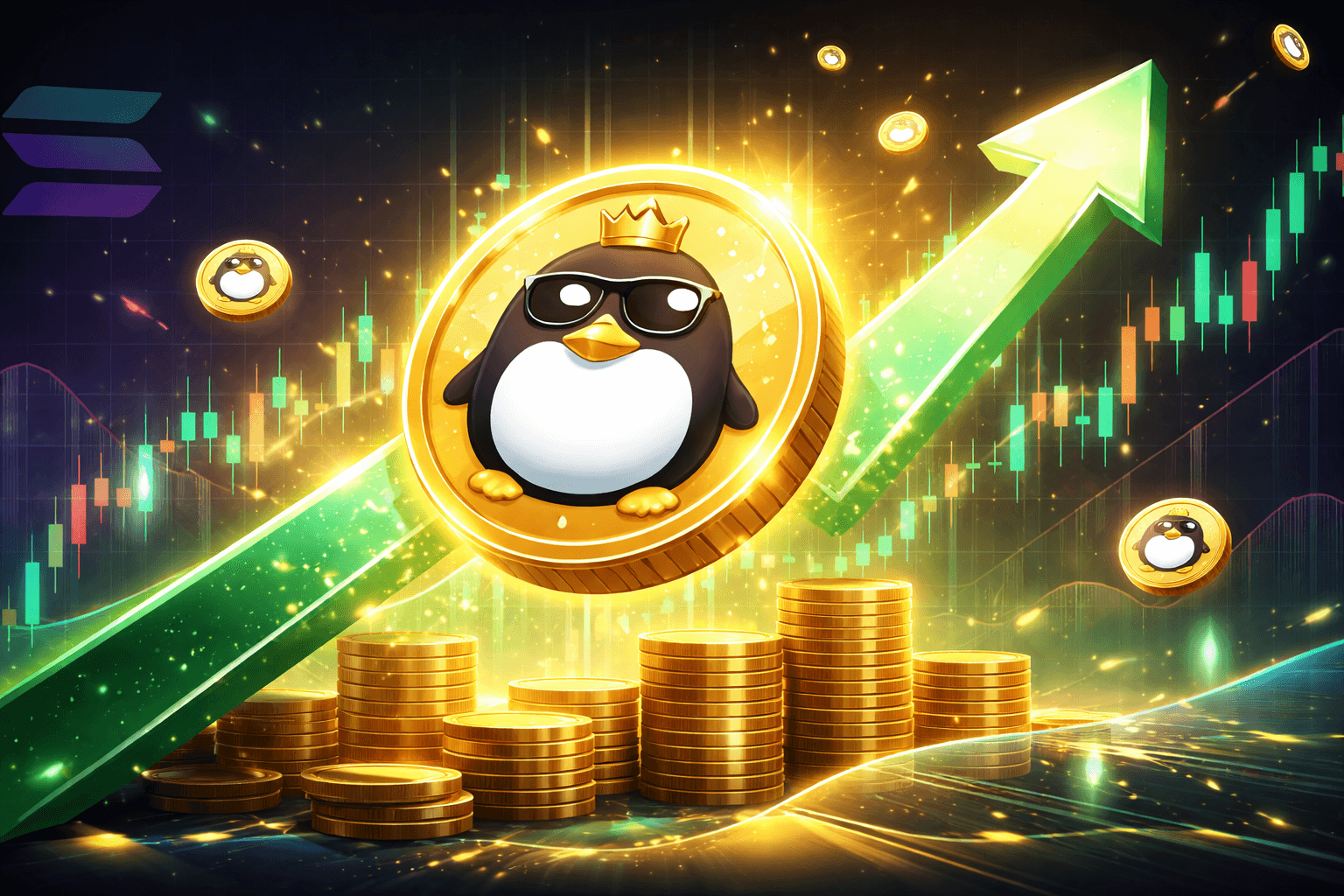 Binance Alpha Lists Solana Meme Coin PENGUIN, Marking a Potential Resurgence