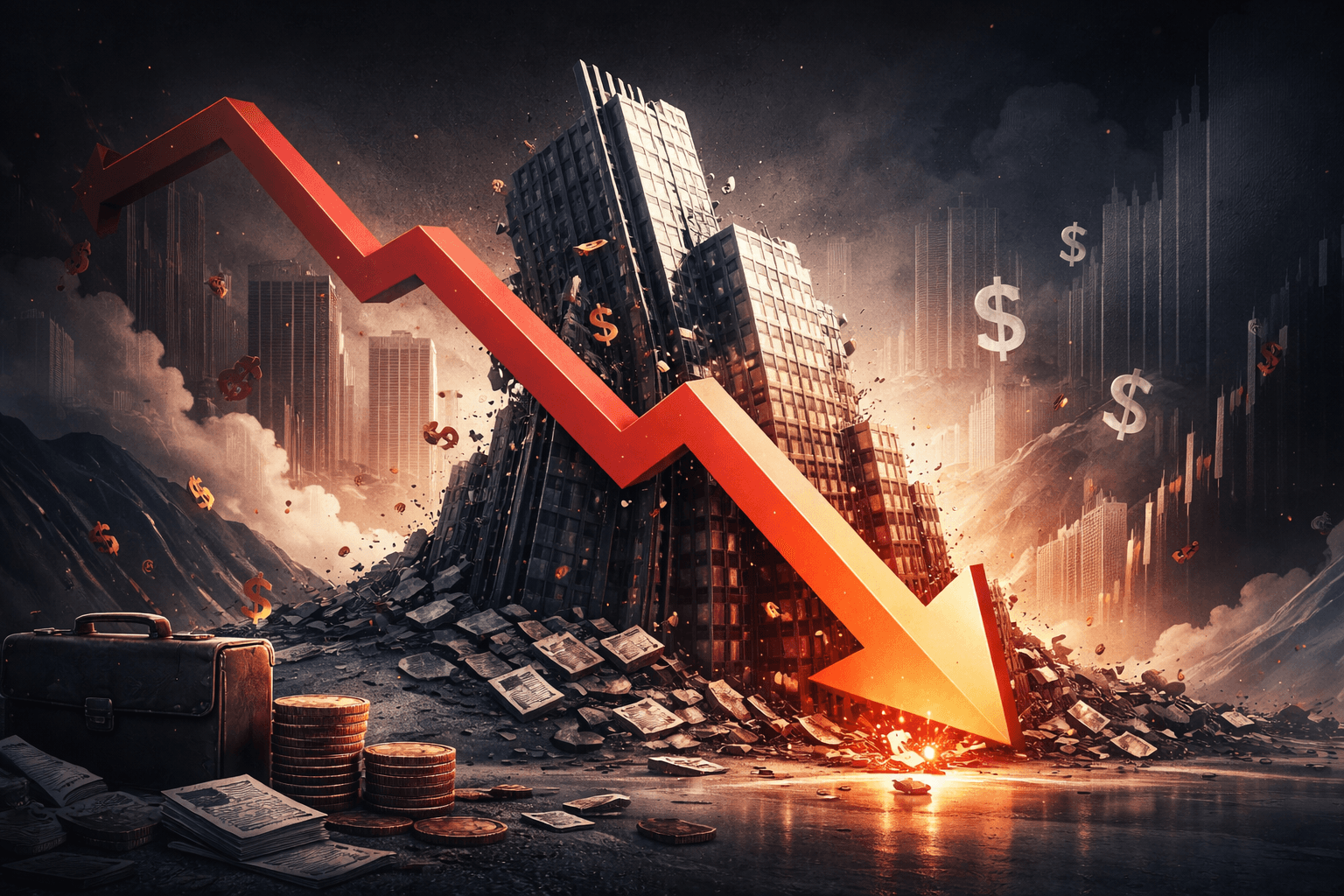 US Large Corporate Bankruptcies Hit 15-Year High in 2025