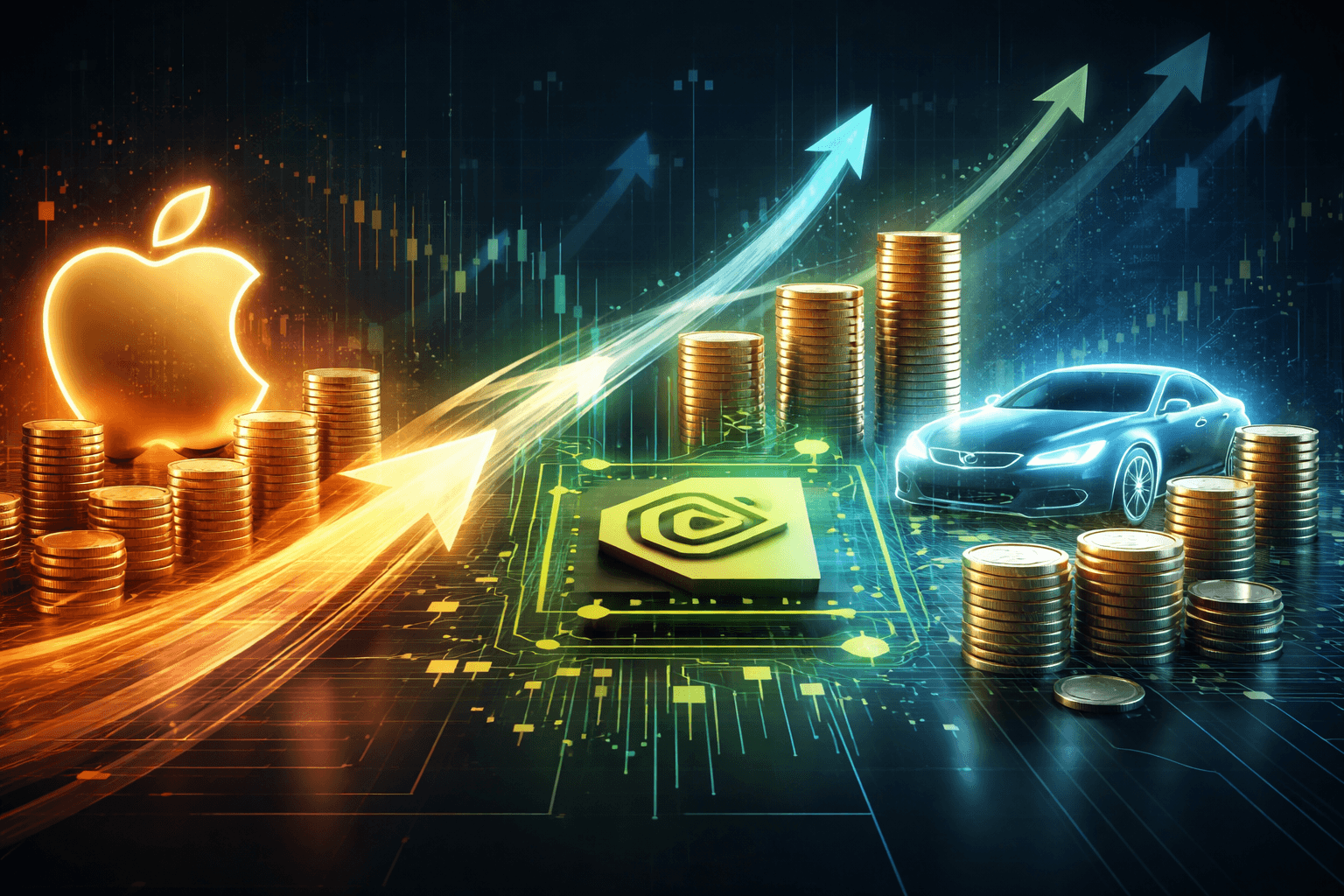 Retail Investors Shift Billions from Apple to Nvidia and Tesla