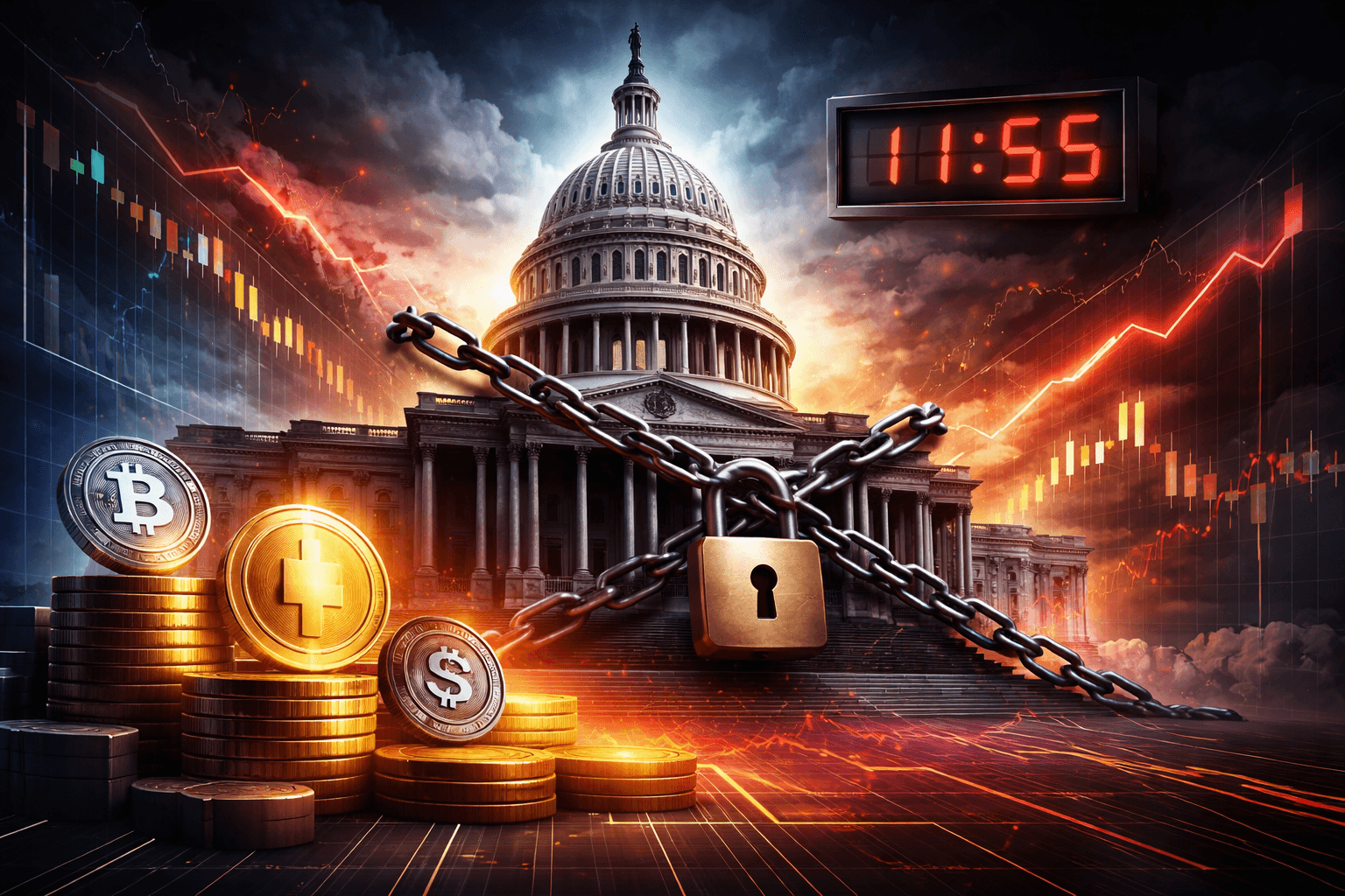 Polymarket Estimates 80% Chance of U.S. Government Shutdown by Late January