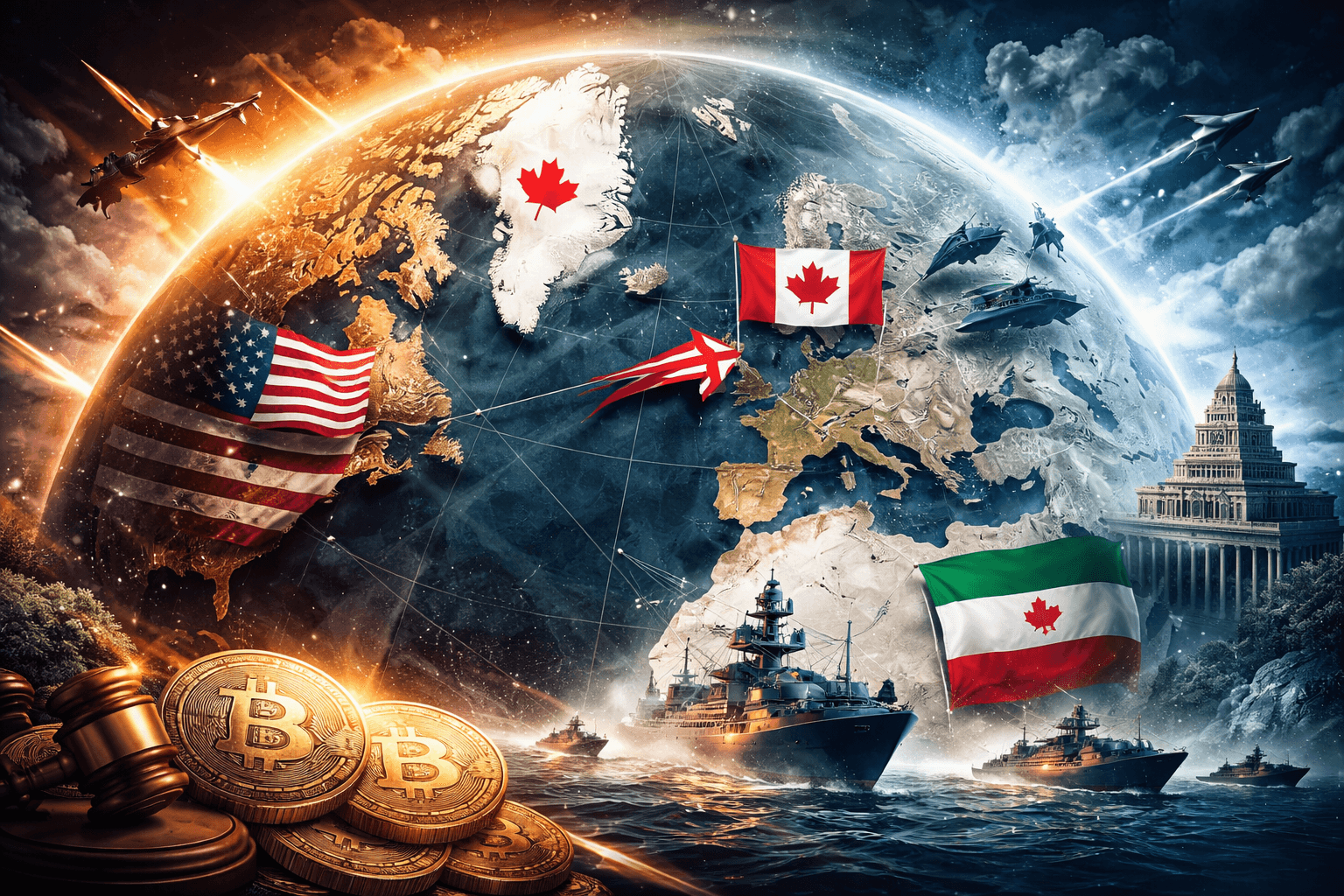 Six-Point List Flags U.S. Shutdown, Canada Tariffs, Greenland, Iran Moves