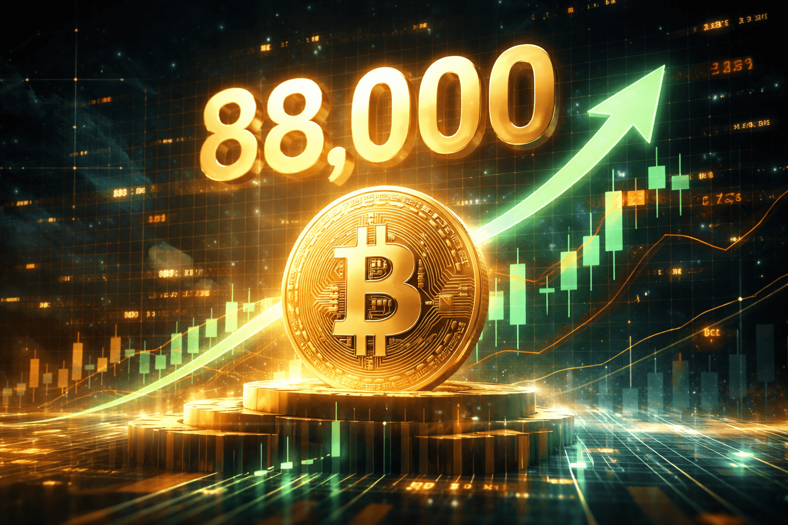 Bitcoin Price Breaks $88,000 in OKX Market Data