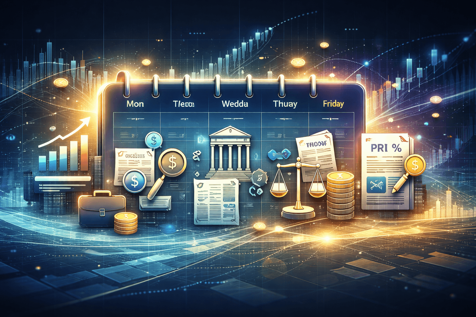 Key U.S. Economic Reports Scheduled Across the Week