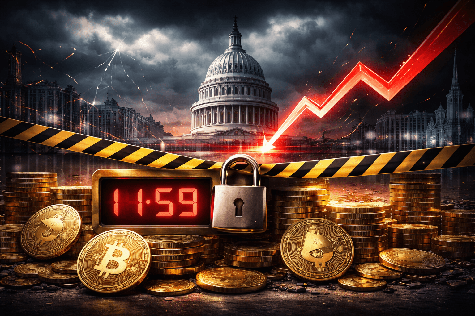 US Government Shutdown Odds Hit Record High Ahead of Friday Deadline